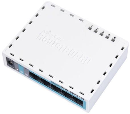 MikroTik RouterBOARD 750 | CloudRouterSwitches.com